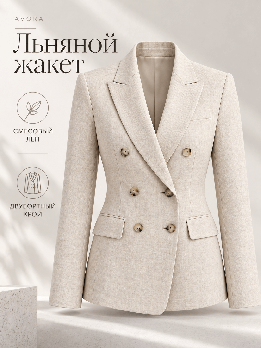 Льняной жакет Tailored