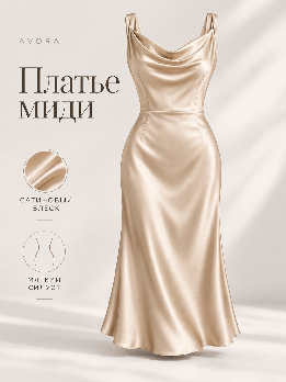 Платье Satin Midi
